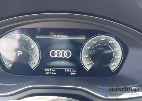 2025 Audi S5 Sportback Premium Tfsi Quattro Tiptronic z USA, uszkodzony, nr VIN WAUC4CF55SA006988